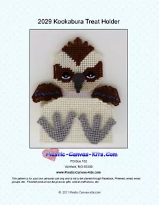 Porta golosinas Kookabura - Patrón o kit de lona de plástico - Imagen 1 de 1