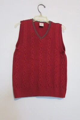 Gymboree Boys Maroon Sweater Vest Size 4 EUC!!! - Image 1 of 2