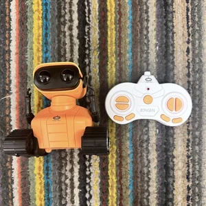 Remote Control Robot Toy, 100-Minute Playtime, LED Eyes, Cute Pink Design, Ages - Picture 1 of 8