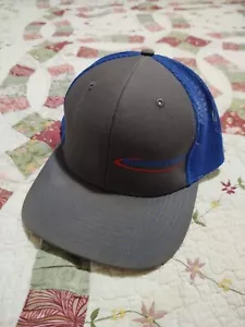 Richardson Snapback 112 Blue & Grey Mesh Back Performance Flow Test - Picture 1 of 6