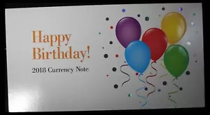 2018 $1 FRN Happy Birthday Note - BEP TQP0978/JS - Picture 1 of 2