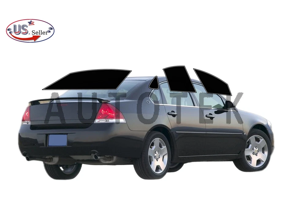 PreCut All Sides Window Film Any Tint Shade For Chevrolet Impala Sedan 2006-2013 - Image 1 of 4