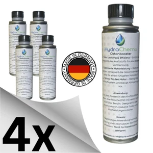 4er SET - HydroChemix Oktan-Booster / Oktan-Verbesserer / Octan / Additiv - Bild 1 von 1