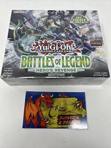 Konami Yu-Gi-Oh! English Battles of Legend Hero's Revenge Booster Box - First Ed - Picture 1 of 3
