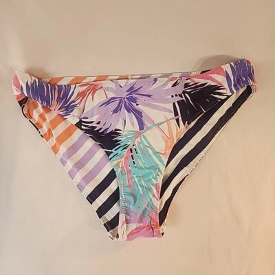 Traje de baño de bikini hipster estándar para mujer Hobie parte inferior blanco/floral XXL NUEVO CON ETIQUETAS Foto 1 de 4