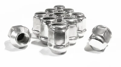 20x New 12x1.5 Jeep Compass Patriot Factory OEM Polished Stainless Lug Nuts Lugs - Image 1 of 2