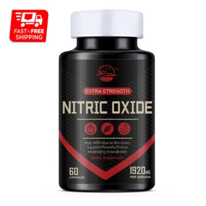 Suplemento de refuerzo de óxido nítrico - L-arginina, L-citrulina 1920 mg - 60 cápsulas - Imagen 1 de 12