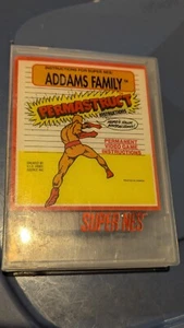 Addams Family (Super Nintendo SNES, 1992) Tested Working Authentic - Picture 1 of 6