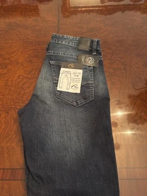 REQUEST Jeans Dark Blue Color 32X32 Slim New With Tags - Image 1 of 4
