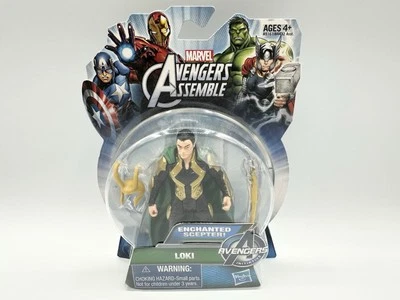 Figura de acción Hasbro Marvel Avengers Assemble LOKI 3,75" nueva sellada Foto 1 de 2