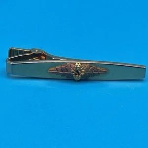 Tie bar/clip Vintage Black Hills Gold Leaves and Grape Cluster ANSON - Picture 1 of 7