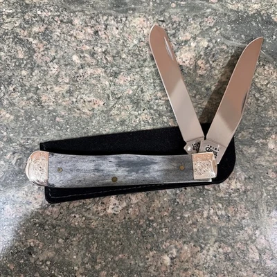 Nuevo Cuchillo Plegable Case Trapper Vintage Edición Limitada Grabada 6254 Azul 2000 Foto 1 de 4