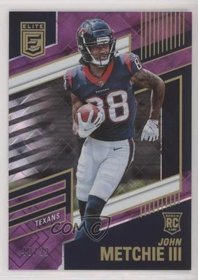 2022 Panini Donruss Elite Rookies Purple /99 John Metchie III #126 Rookie RC - Image 1 of 2