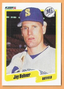 JAY BUHNER SEATTLE MARINERS #508 - FLEER NM-MT 1990 - Picture 1 of 2