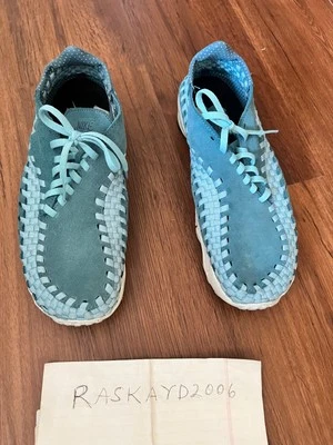 Nike Air Footscape Woven Smokey Blue 875797 002 Turquoise White Max 1 SB QS 10.5 - Image 1 of 4
