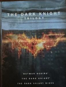 The Dark Knight Trilogy Batman  Boxed Set 3 CDs & Book  Excellent Condition - Picture 1 of 7