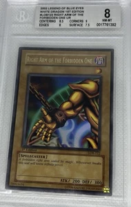 BGS 8 - Braccio Destro del Proibito 1° Edizione LOB-122 Ultra Raro Braccio Exodia - Foto 1 di 2