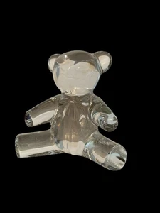 Ralph Lauren Kristall Polo Bär Figur German Made Briefbeschwerer/Kinderzimmer - Bild 1 von 4