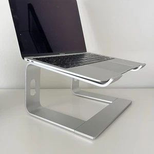 Aluminum Laptop Stand / Riser, Compatible with Air, Pro, Dell, HP, Lenovo - Photo 1/3