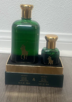 Polo Green by Ralph Lauren for Men  10.1oz/300ml & 1.36oz/40ml - 3 Pc Gift Set - Image 1 of 4