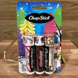 CHAPSTICK 3-PACK - Candy Cane, Hot Chocolate, & Sugar Cookie - Picture 1 of 2
