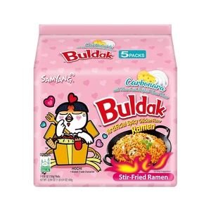 Buldak Spicy Ramen Hot Chicken Koreanisch Gebraten Instant Nudeln 5er Pack - Bild 1 von 2