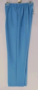 Alfred Dunner Classics Blue Elastic Waist Pull On Pant. Size 8 Medium. - Picture 1 of 9