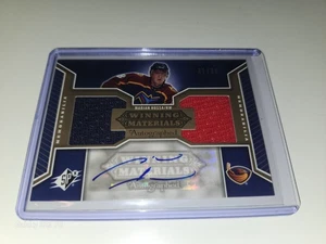 2005-06 UD SPx- Marian Hossa - Winning Materials (GU) Dual Jersey Auto (AU) /50 - Picture 1 of 9