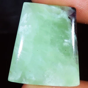 Natural Green Kammererite Cabochon Loose Gemstone 26.25 CT 21x24x4 mm WR338 - Picture 1 of 7