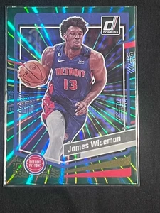2023-24 Panini Donruss - Holo Green Laser #146 James Wiseman Pistons - Bild 1 von 2