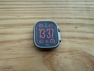 Apple Watch Ultra 2 49mm GPS Cell Silver Titanium Blue Alpine & Leather Straps - Image 1 of 4