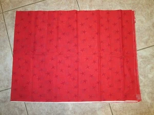 Marcus Brothers Cotton Fabric - Red with stars - 1 yard, 20" - Picture 1 of 3