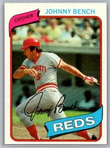 Johnny Bench 1980 Topps #100 - Imagen 1 de 2