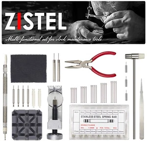 Adjustable Watch Band Strap Bracelet Link Pin Remover Repair Tool Kits 110PCS US - Picture 1 of 9