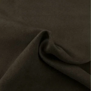 Cuir Daim Simili Cuir Suédé 6,49 € / 1m Olive Premium Qualité Top - Picture 1 of 3