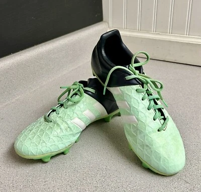 Rare Women’s Adidas Ace 15.4 FxG Green Soccer Cleats Football Shoes Size 7.5 US - Image 1 of 4