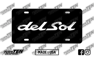 Honda Civic Del Sol VTEC 1993-1997 JDM EG2 Vanity License Plate - Picture 1 of 1