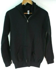 Jerzees Super Sweats Full Zip Hooded  Sweatshirt Youth Black  L  NuBlend - Picture 1 of 8