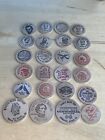 24 Wooden Tokens of Civil War 1861 - 1864 Very Good Condition