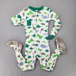 Carter's Just One You Footy Sleeper Pajamas Size 5T Kids Long Sleeve White Green - Picture 1 of 5