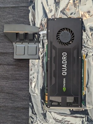 NVIDIA Quadro K4000 3GB GDDR5 Dual DP DVI PCIe Professional Graphics Card Used!! - Image 1 of 4