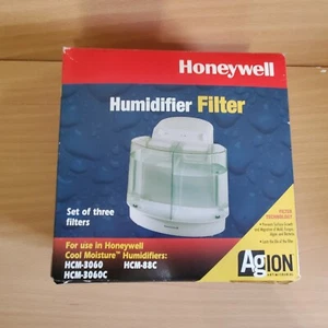 New in Box Honeywell HAC-801 Humidifier Filters, Set Of 3 AGION Antimicrobial - Picture 1 of 3