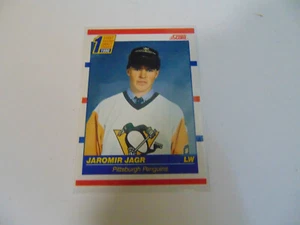 1990 Score Jaromir Jagr # 428 Pittsburg Penguins Rookie Hockey Sport Card - Bild 1 von 1