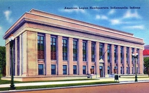 Indianapolis Indiana American Legion Headquarters Postcard - Picture 1 of 2