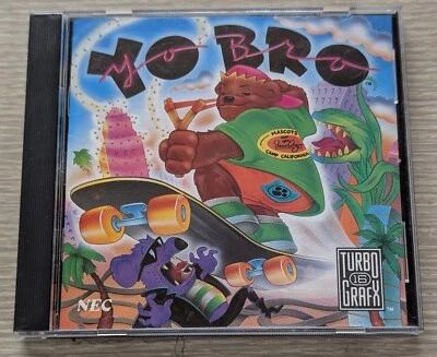 1991 TurboGrafx 16 Yo Bro Case, Manual,Hu Card *Excellent High Grade Example* - Image 1 of 4