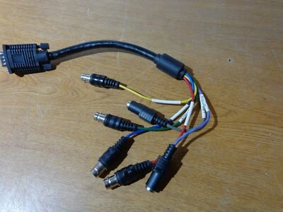 9-pin Serial Adapter to 4-bnc connector and 2 s-video - Image 1 of 3