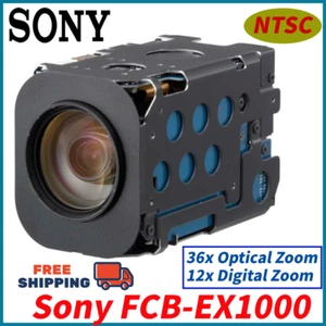 SONY FCB-EX1000 NTSC 36x Optical Zoom Auto Focus Lens Block Color Camera Module - Picture 1 of 4