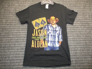 Jason Aldean Shirt Men's Size S Small 2017 They Don't Know Tour Black Tee Shirt - Picture 1 of 14