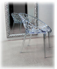 Transparenter Plexiglas Stuhl mit Armlehne stapelbar Qualität keine China Ware