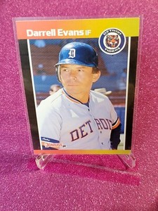 Darrell Evans 1989 Donruss Detroit Tigers #533 - Error No Dot After Inc 